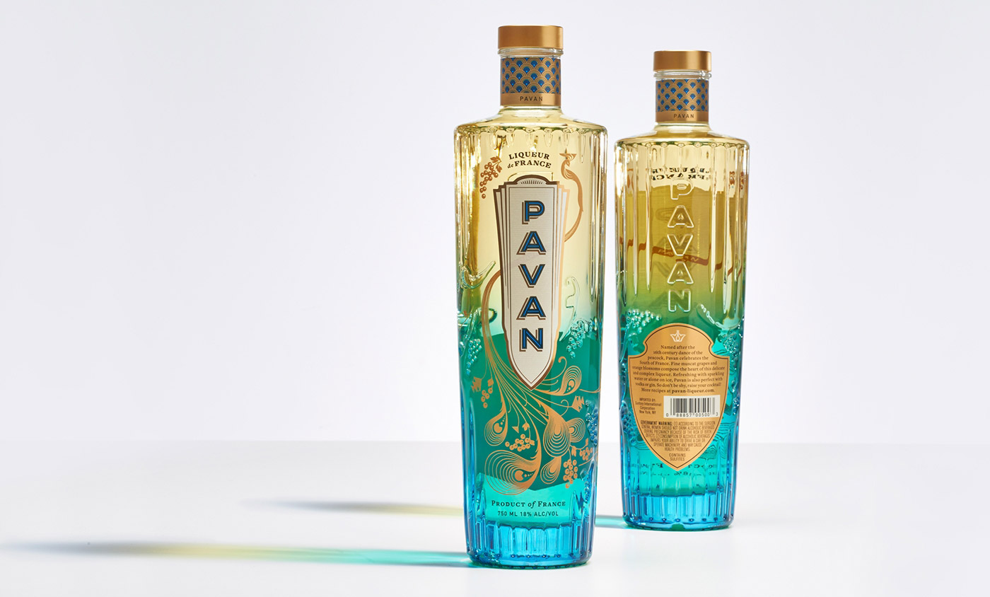 孔雀之舞法國(guó)酒類(lèi)創(chuàng)意包裝設(shè)計(jì)1