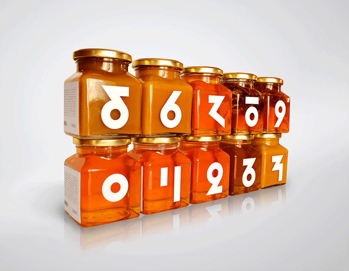 Education through design蜂蜜手繪包裝設計展示1