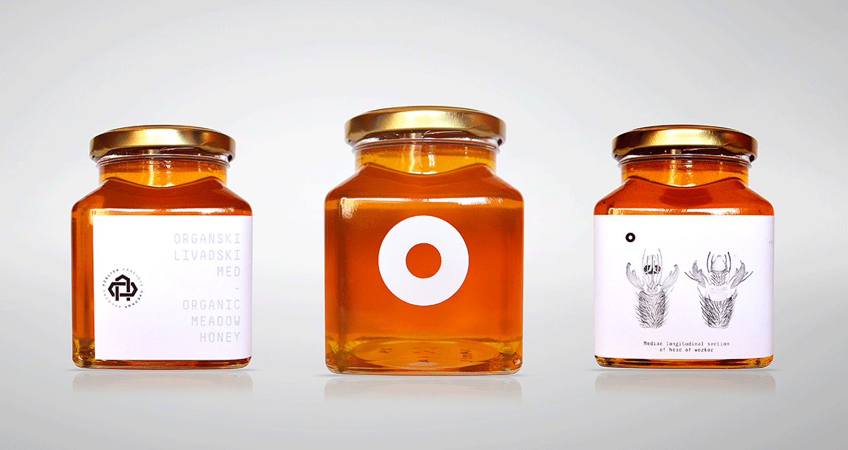 Education through design蜂蜜手繪包裝設計展示2