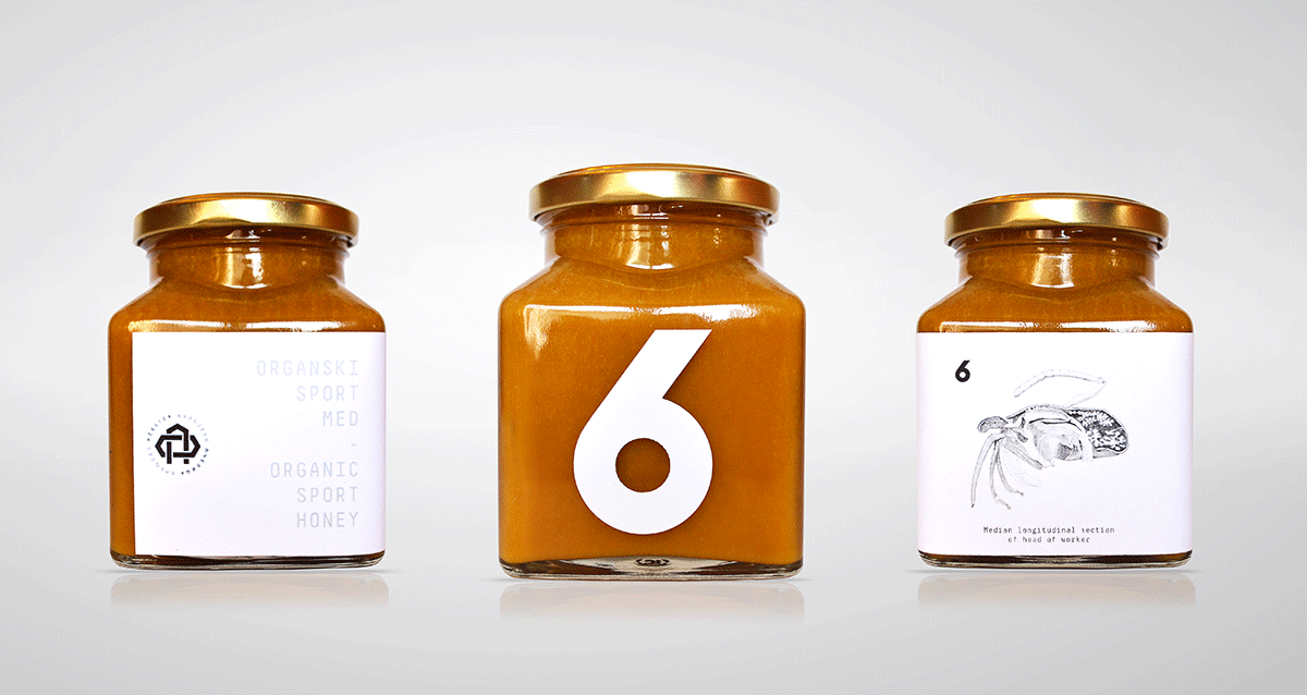 Education through design蜂蜜手繪包裝設計展示6