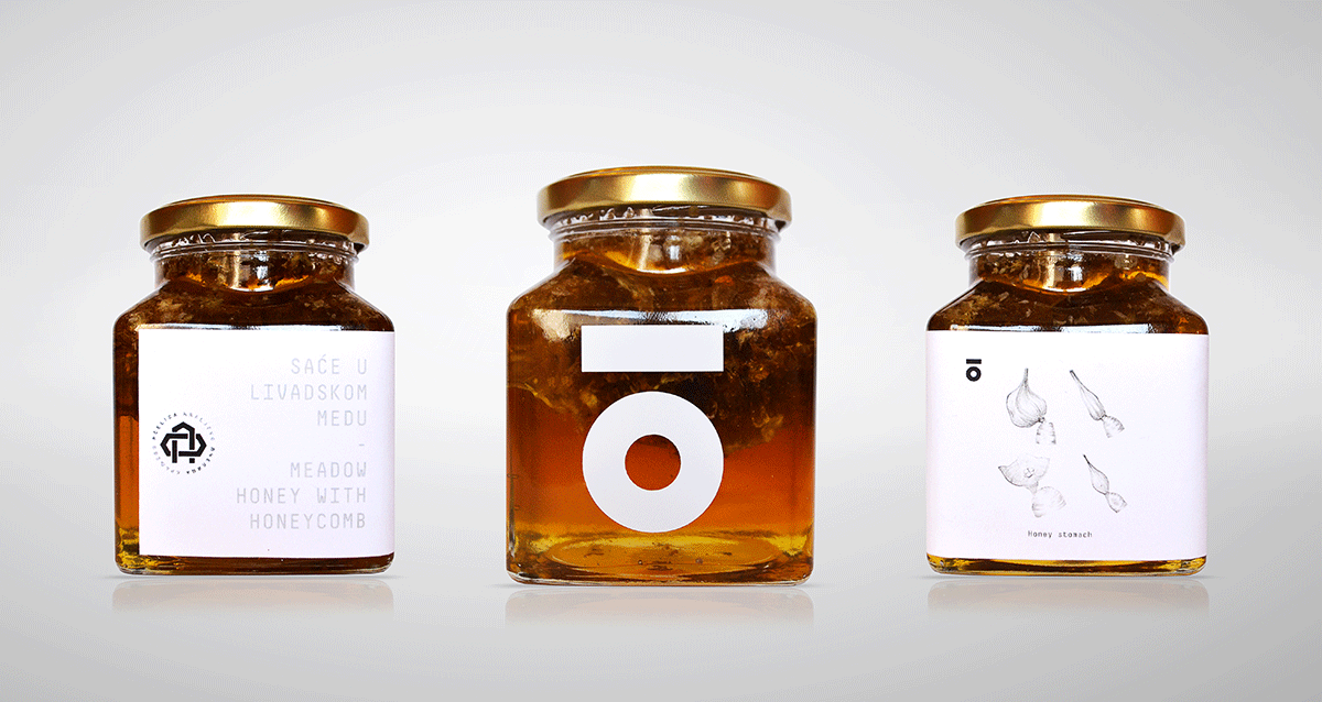 Education through design蜂蜜手繪包裝設計展示8