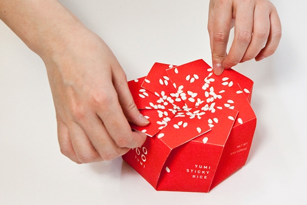 飯團(tuán)包裝展開圖1