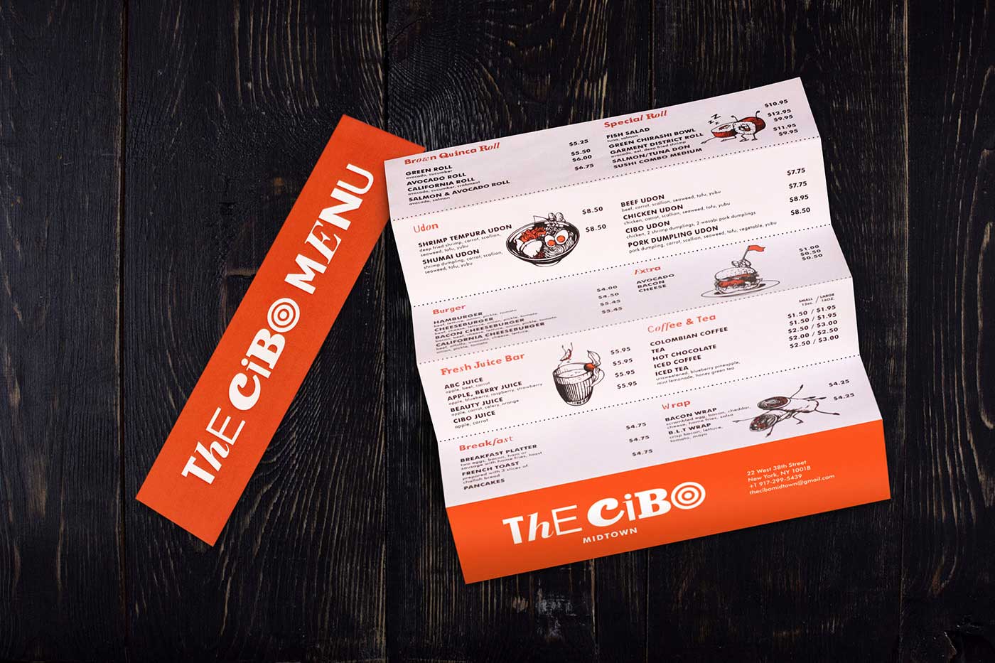 The Cibo店鋪菜單設(shè)計