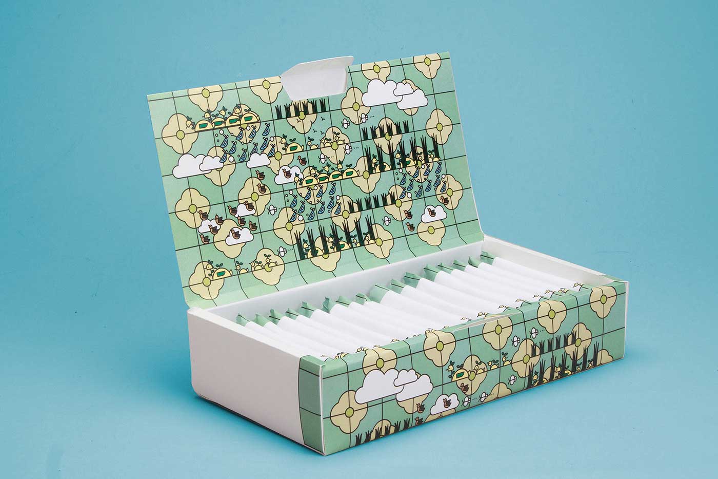 鴨米餅插畫包裝設(shè)計展示3