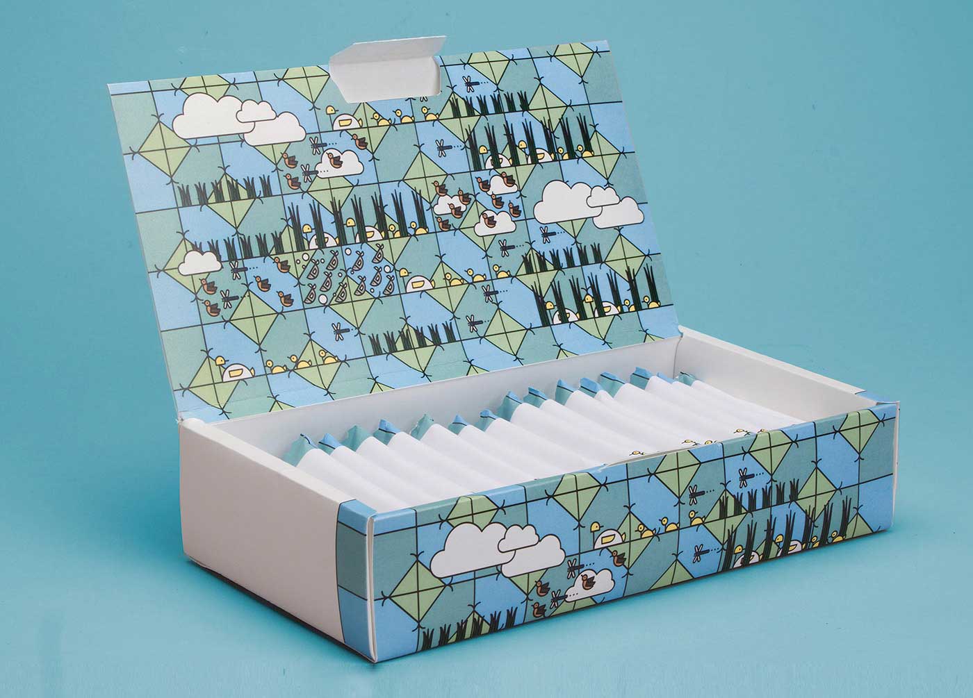 鴨米餅插畫包裝設(shè)計展示5