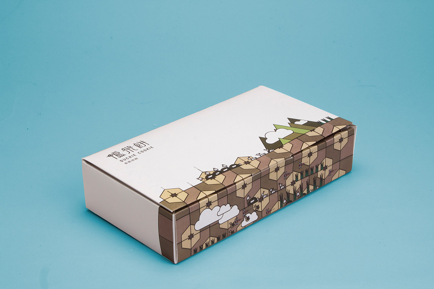 鴨米餅插畫包裝設(shè)計展示6