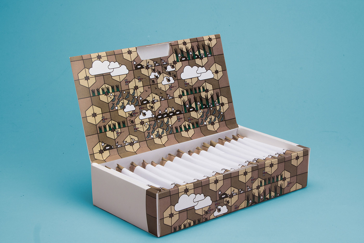 鴨米餅插畫包裝設(shè)計展示7