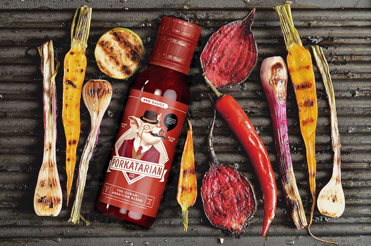 燒烤醬包裝展示