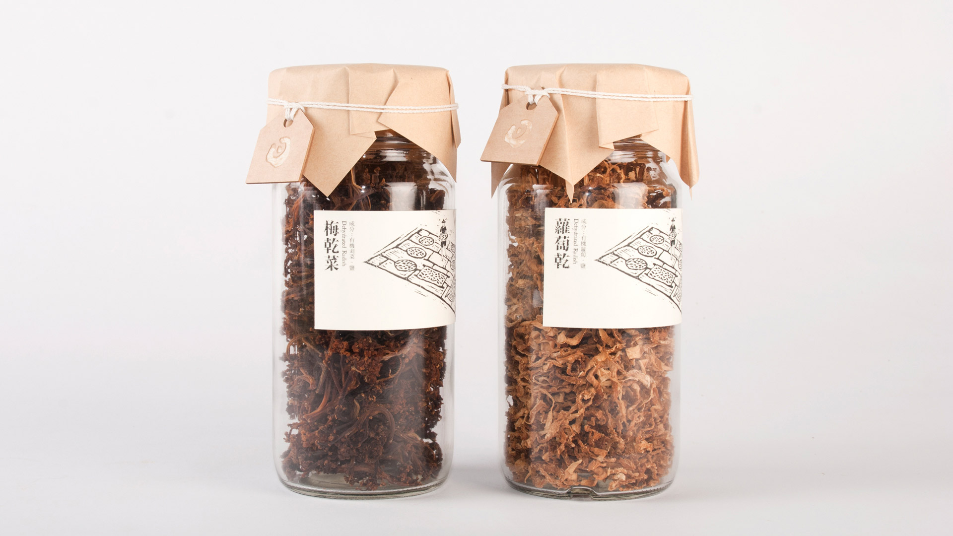 雨時糧農產品版畫包裝展示