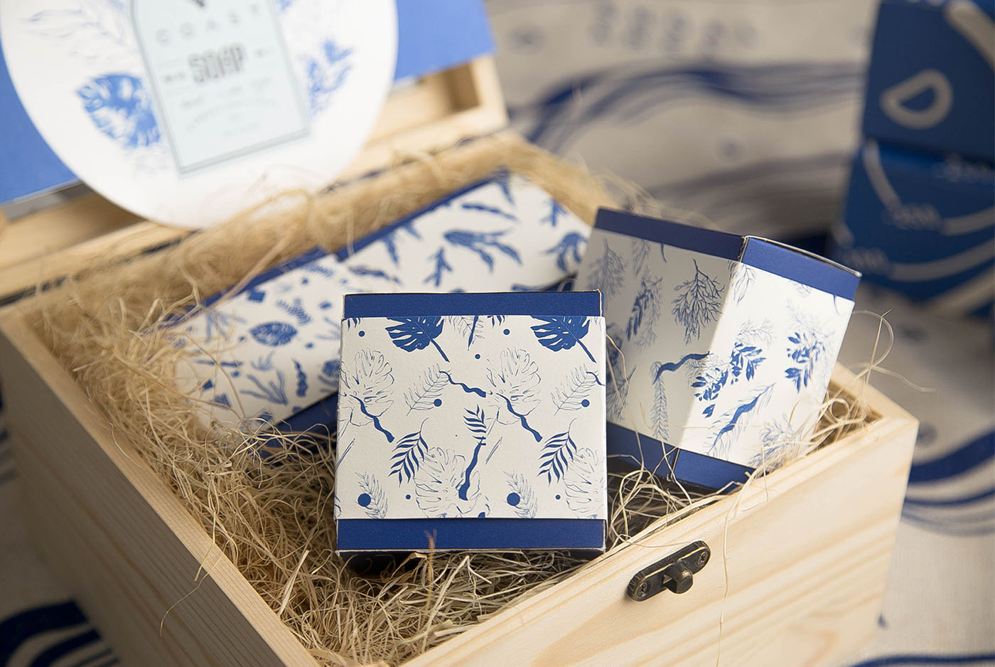 海藻油皂包裝盒