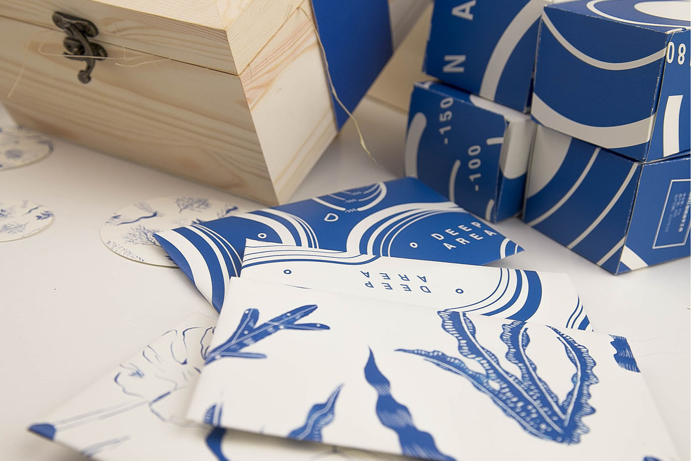 海藻油皂包裝插畫