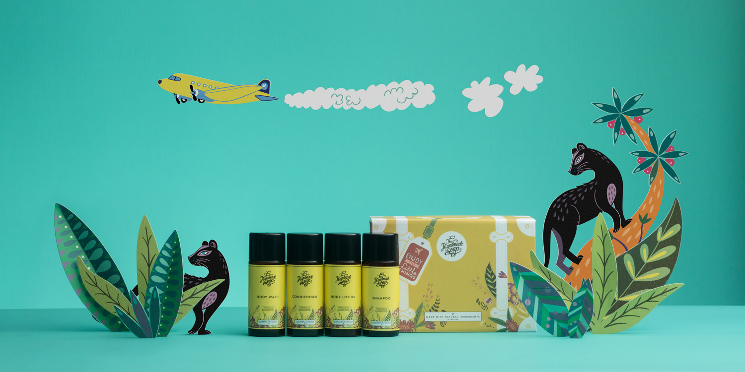 旅行手工皂包裝套盒