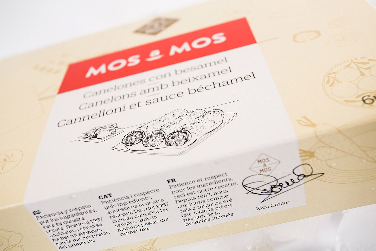 冷凍食品包裝插畫