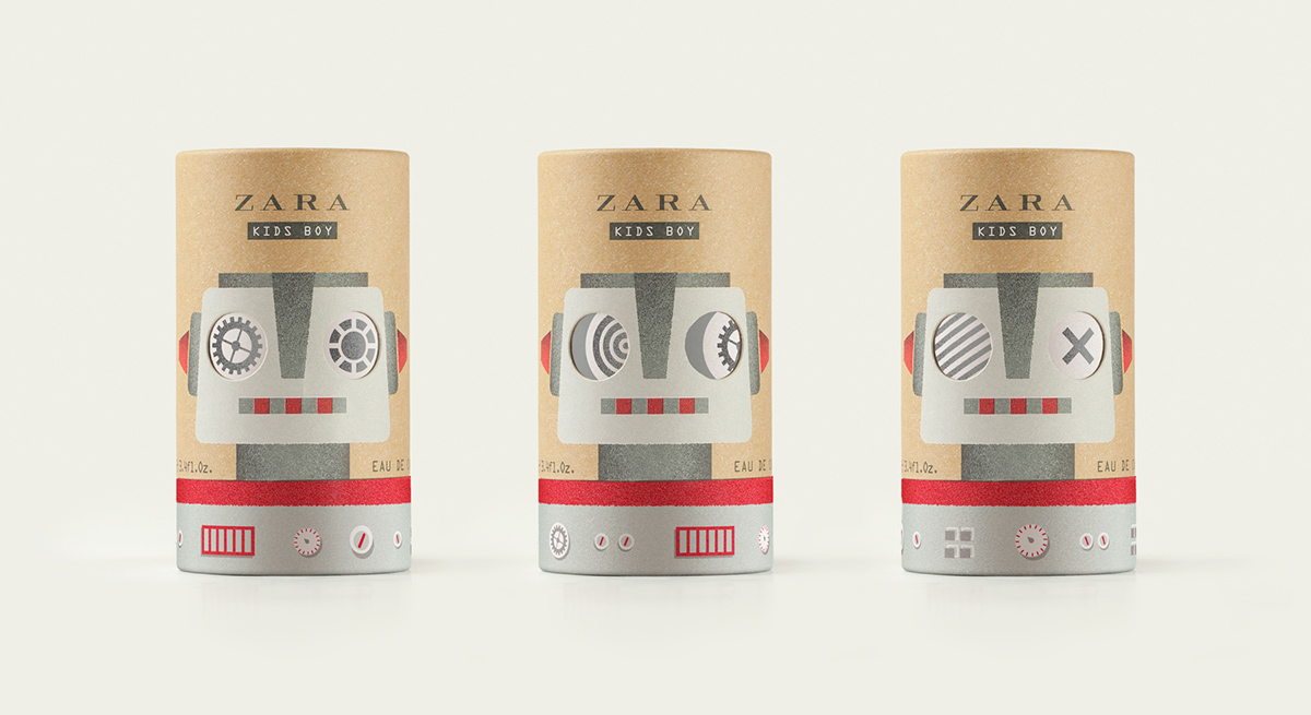 兒童香水包裝插畫設(shè)計(jì)