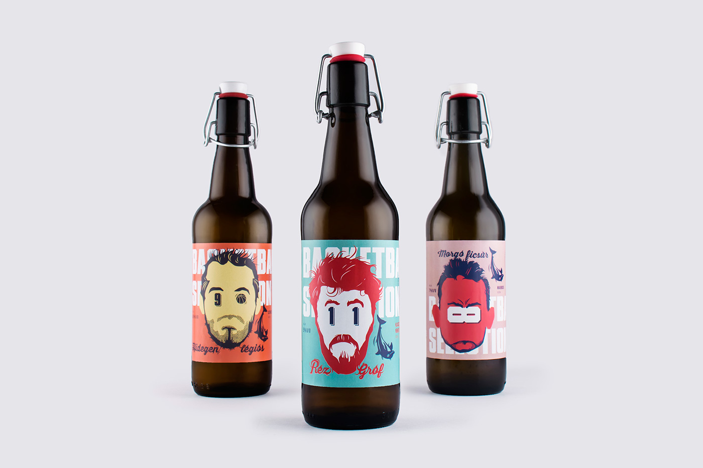 籃球主題啤酒插畫(huà)包裝設(shè)計(jì)