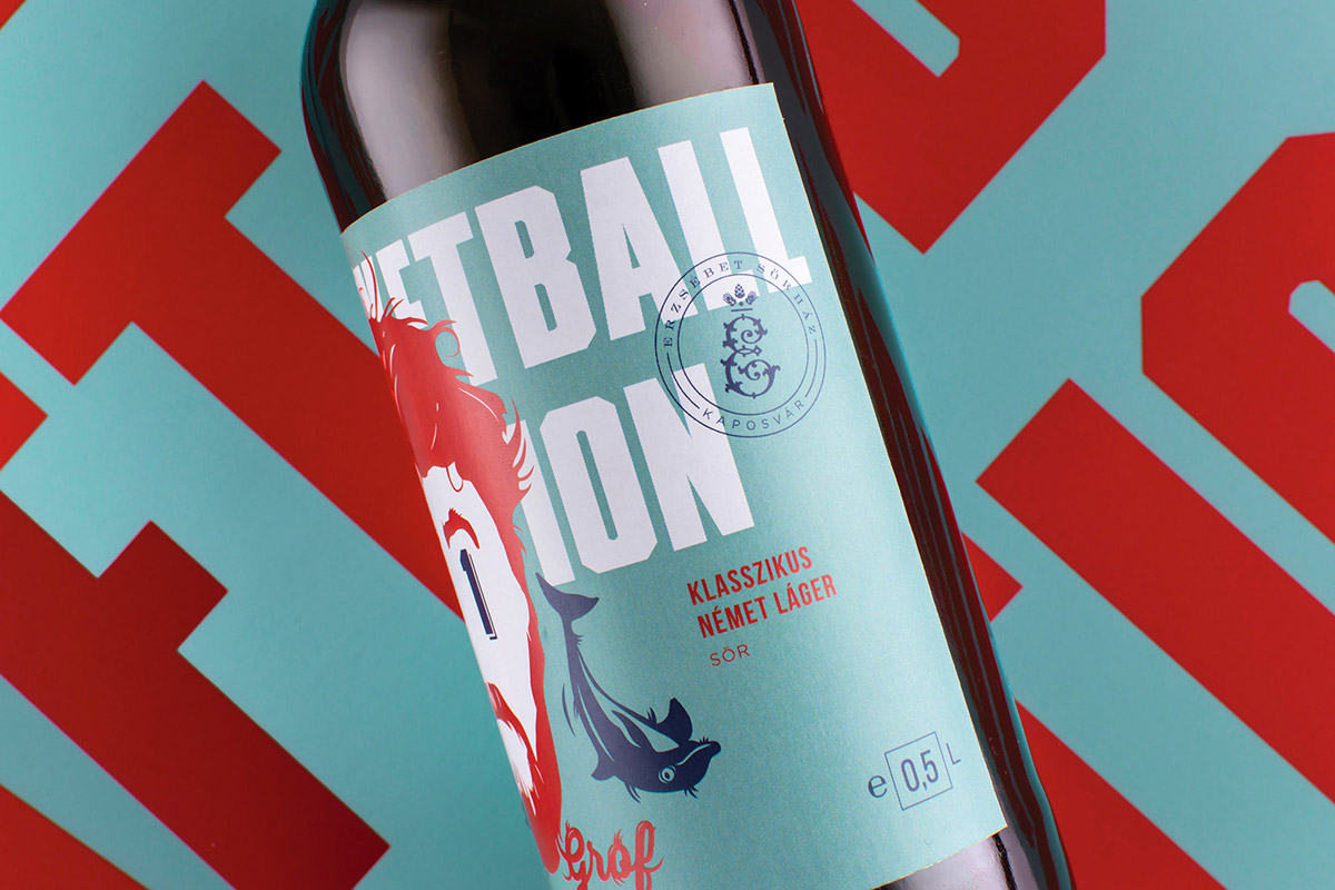 籃球主題啤酒插畫(huà)包裝設(shè)計(jì)