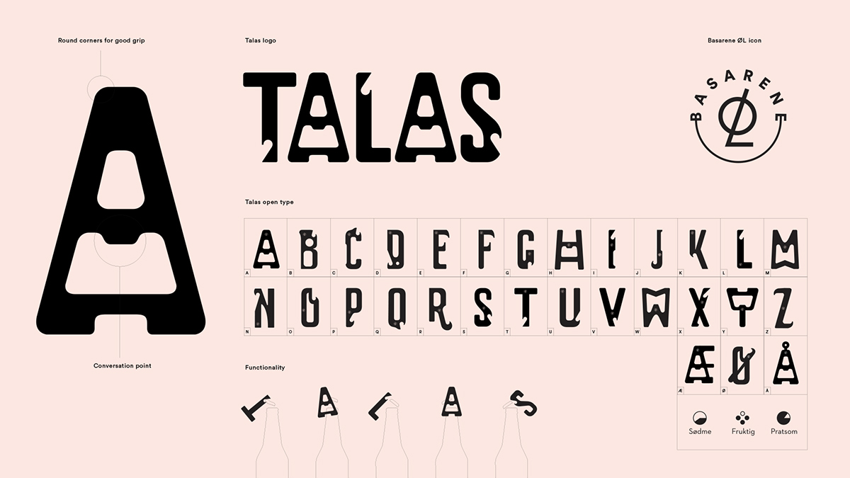 挪威啤酒包裝字體設(shè)計