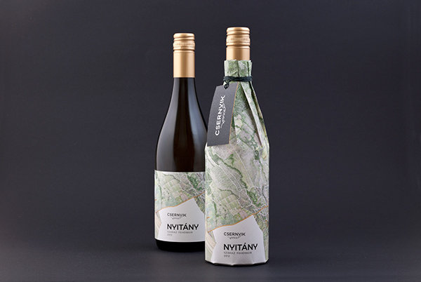 白葡萄酒插畫包裝設(shè)計(jì)