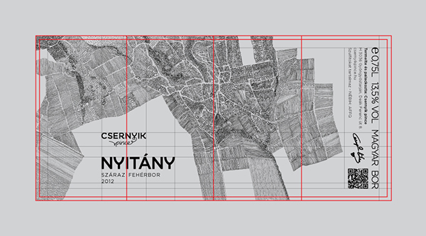 白葡萄酒包裝插畫
