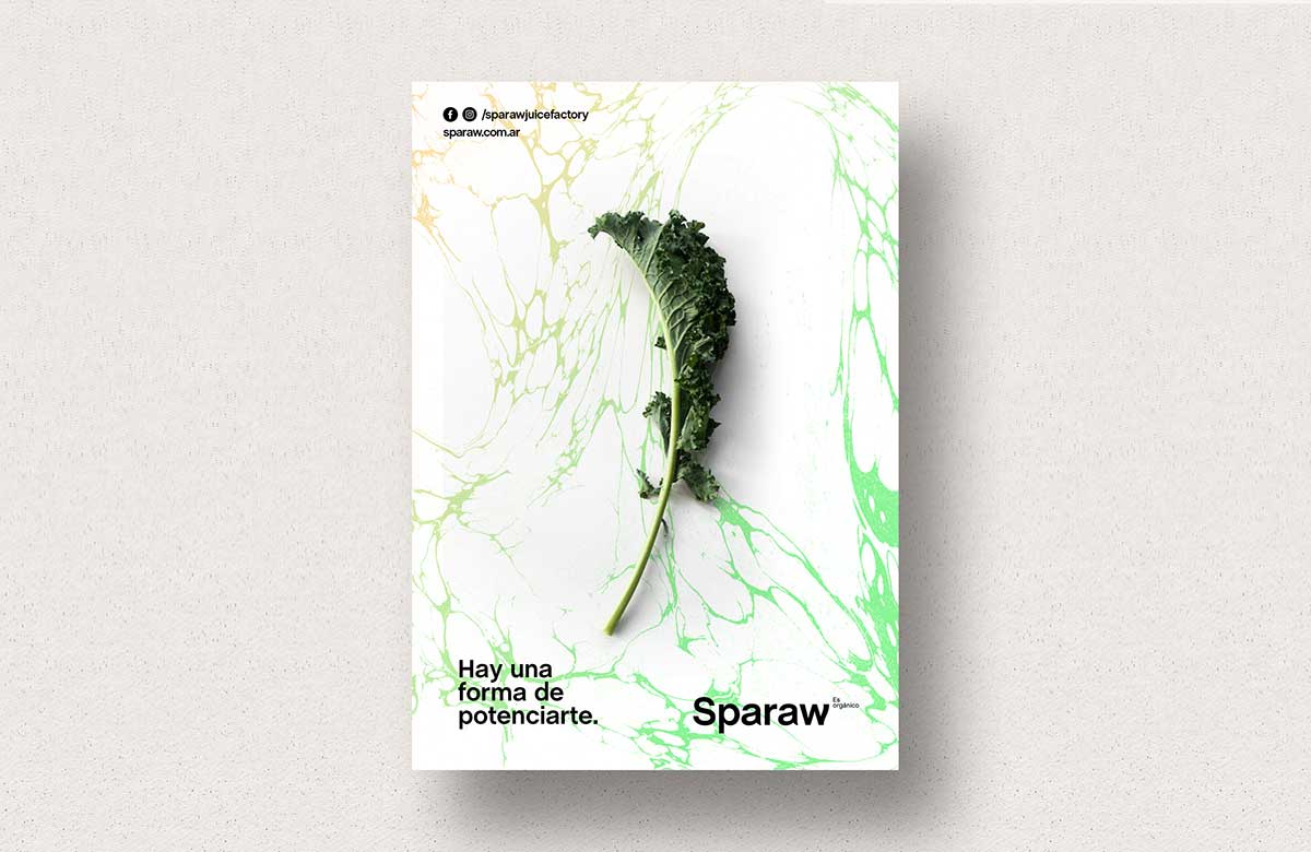 有機(jī)食品品牌海報(bào)