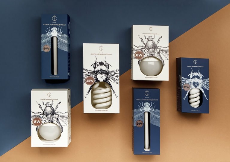 燈具插畫包裝設(shè)計