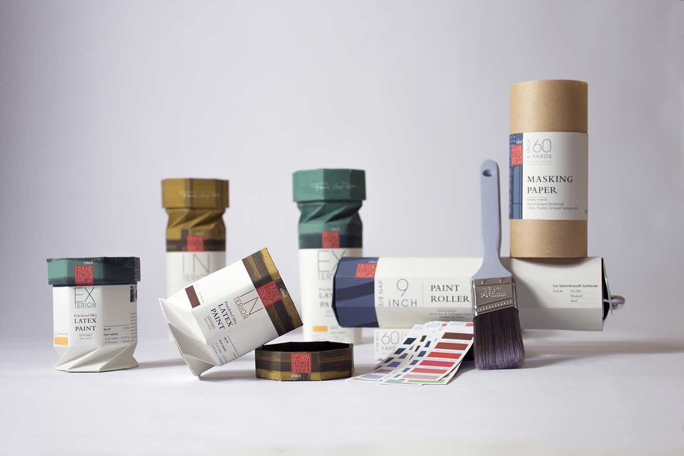 混合粉末涂料創(chuàng)意包裝設(shè)計(jì)