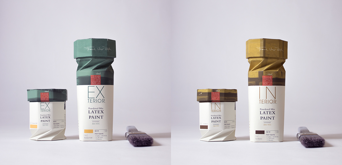 混合粉末涂料創(chuàng)意包裝設(shè)計(jì)
