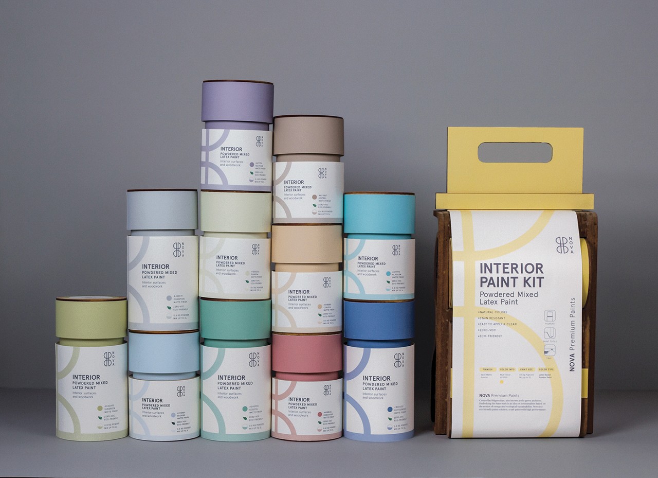 粉末涂料創(chuàng)意包裝設(shè)計(jì)