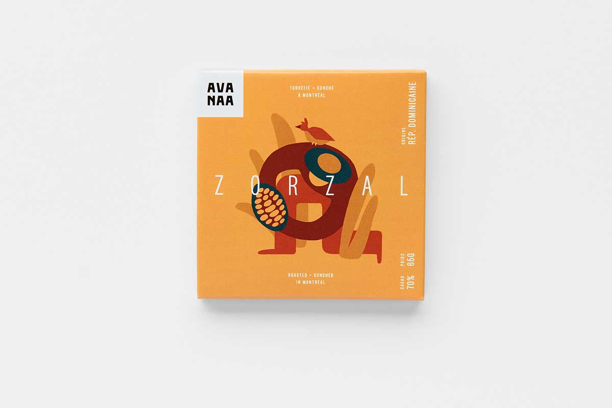 巧克力插畫包裝