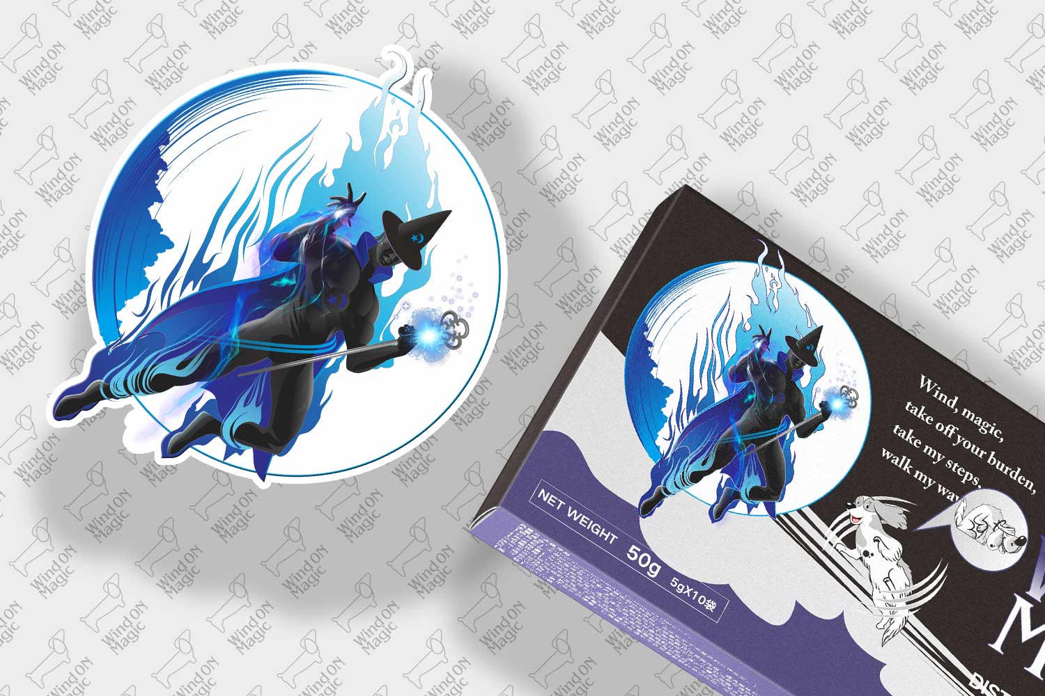 風魔力寵物藥品包裝