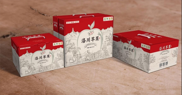 西安，農(nóng)副產(chǎn)品，特產(chǎn)，蘋果，包裝設(shè)計(jì)