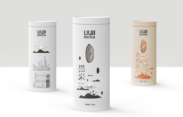 西安，大米，農(nóng)副產(chǎn)品，包裝設(shè)計(jì)