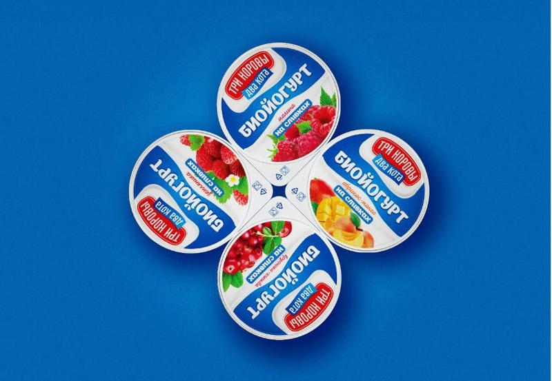 系列水果生物酸奶包裝設(shè)計