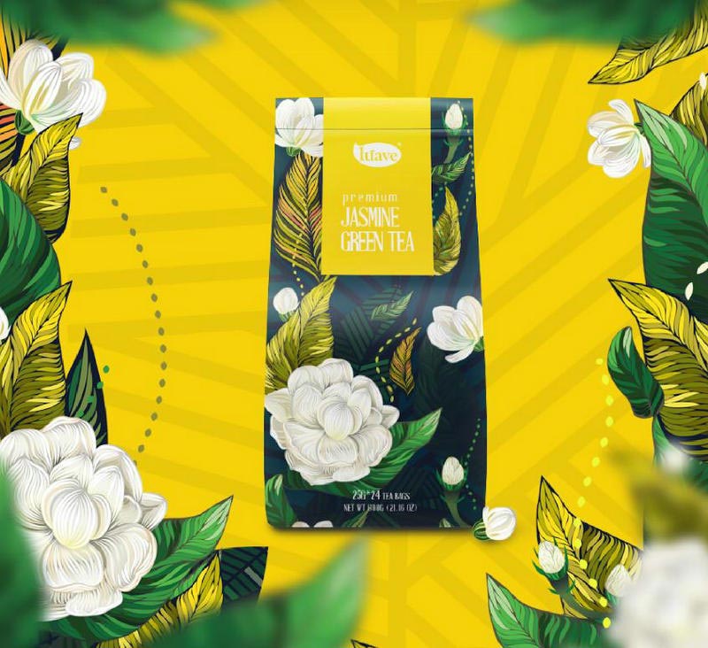 越南Lúave茶包裝袋設(shè)計