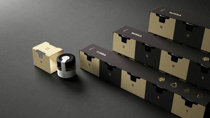 Nirra蜂蜜公司的蜂蜜禮品盒包裝設(shè)計