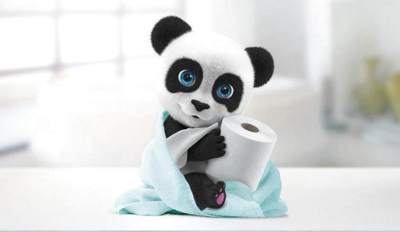 Pandoo衛(wèi)生卷紙包裝袋設(shè)計(jì)