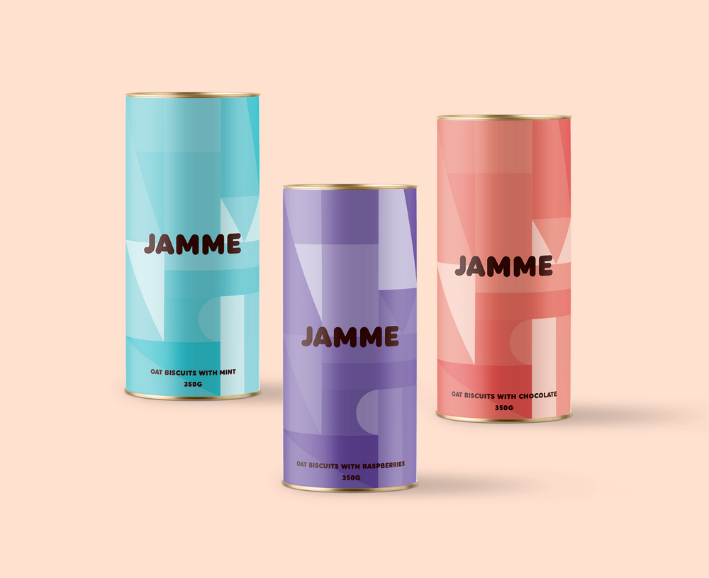 桶型餅干食品包裝設計